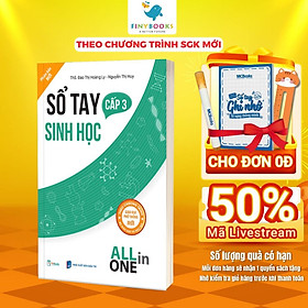 Sách - Sổ Tay Sinh Học Cấp 3- All In One (Cập Nhật Chương Trình SGK Mới) - TKBooks