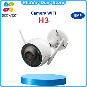 Camera Wifi Ezviz CS-H3-3K 5.0MP(1J5WKFL) Phát hiện chuyển động ban đêm có màu - hàng chính hãng