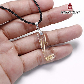 Mặt dây chuyền thạch anh tóc vàng - Ngọc Quý Gemstones