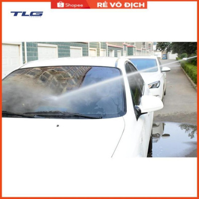 Bộ dây tăng áp 3 lần vòi xịt nước rửa xe, tưới cây loại 3-5m(cút đồng-nối đồng) 206843