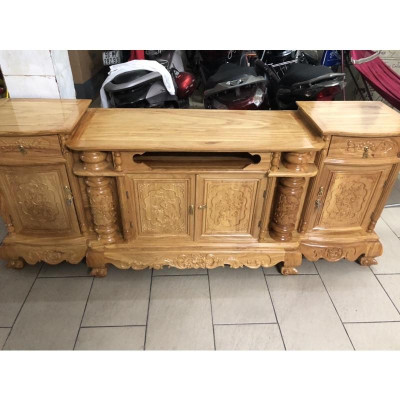 Kệ TiVi Gõ Đỏ Dài 2M ( Freeship SG )
