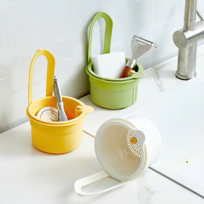  Rổ Thoát Nước Treo Bồn Rửa Thông Minh – Nhấn Mở Nắp Tự Động Xả Rác, Không Bẩn Tay - HÀNG CHÍNH HÃNG MINIIN