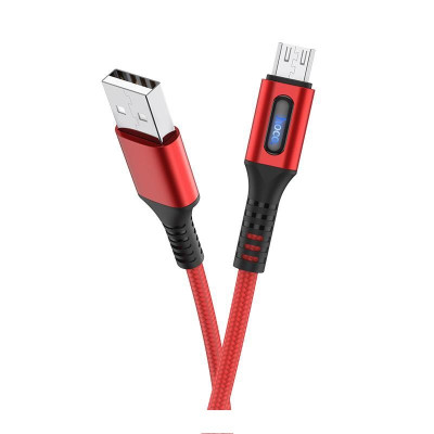 Cáp sạc nhanh thông minh Type-C  Hoco chống gãy gập dài 1.2m ( 2 màu)- Hảng chính hãng