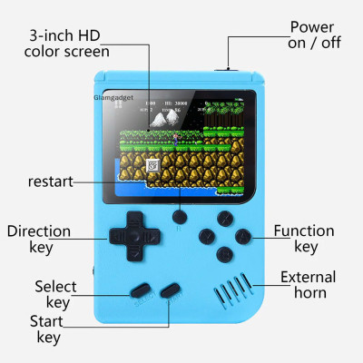Máy chơi game huyền thoại , Máy chơi game cầm tay 500 trò chơi cổ điển hoài cổ SUP Super Mario cầm tay Contra - Tặng kèm pin - Hàng nhập khẩu