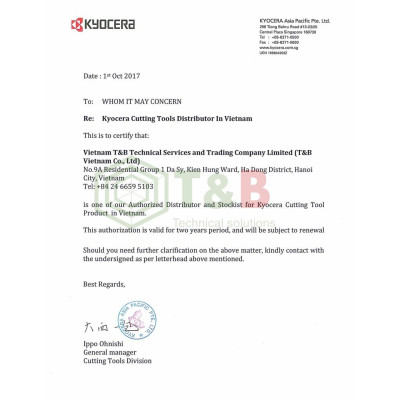 Mảnh tiện rãnh  Kyocera Model TGF32R095-010 PR1215