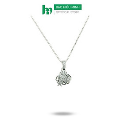  Dây Chuyền Bạc 925 Vỏ Sò Ngôi Sao Đính Đá Nhân Tạo Cao Cấp Bạc Hiểu Minh DMD533
