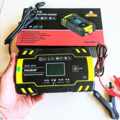 SẠC BÌNH ẮC QUY FOXSUR 12V-24V 150A CHỐNG NGƯỢC CHỐNG CHẬP KHỬ SUPAT PHỤC HỒI LÀM MỚI BÌNH ẮC QUY 