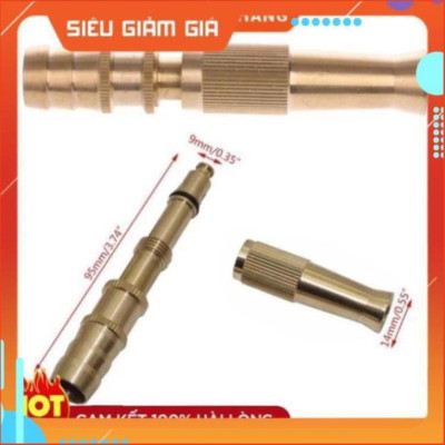 ĐẦU VÒI XỊT TĂNG ÁP MINI ĐỒNG VÀNG - NHỎ NHƯNG CÓ VÕ 206587