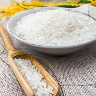 Gạo Hoa Lúa Trắng - Túi 2kg - Dẻo vừa, mềm cơm, thơm nhẹ