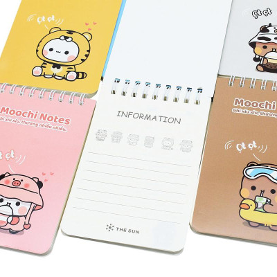Sổ Lò Xo Moochi Notes B7 - Kẻ Ngang - 120 Trang 80gsm - The Sun 03