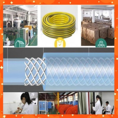 Bộ dây tăng áp 3 lần vòi xịt nước rửa xe, tưới cây loại 20m (cút nhựa nối nhựa đen) 206843