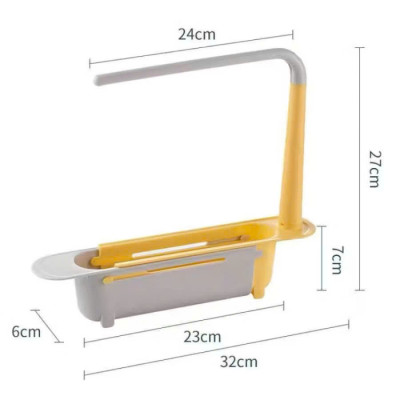 Kệ Gác Bồn Rửa Chén Co Giãn Đa Năng – Có Giá Treo Khăn Tiện Lợi - HÀNG CHÍNH HÃNG MINIIN