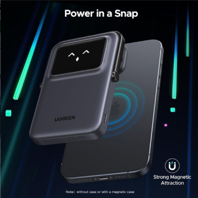 Pin Sạc Dự Phòng Không Dây M.agsafe Uno Magnetic Ugreen PB571 5000mAh, Chuẩn Qi 7.5W - Hàng chính hãng