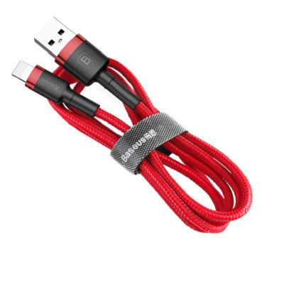 Cáp sạc Baseus Cafule 2.A dài 3m cho iPhone 5/6/7/8/X/XS/XS Max - Hàng chính hãng