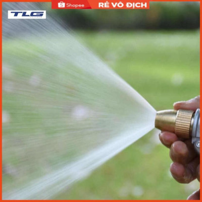 Bộ dây vòi xịt nước rửa xe, tưới cây tăng áp 3 lần, loại 20m (cút nhựa nối 713-1) 206846
