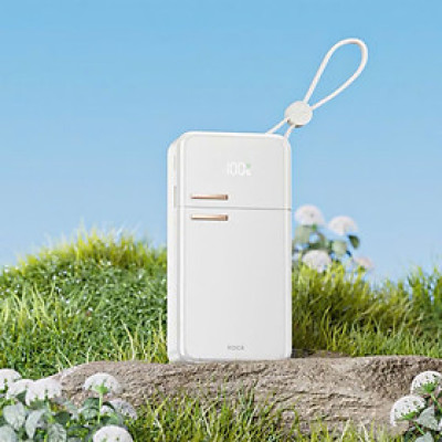 Pin sạc dự phòng Y18 ROCKSPACE sạc nhanh 20000mAh tích hợp dây cáp sạc - Hàng chính hãng bảo hành 12 tháng