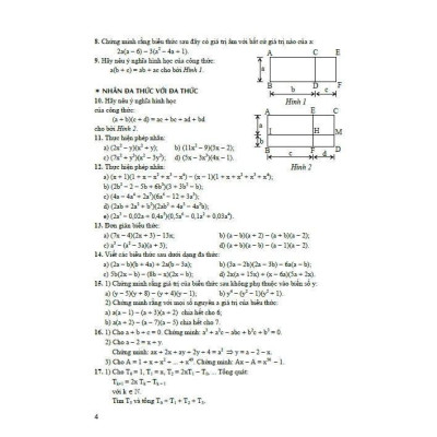 Sách - 500 Bài Toán Chọn Lọc Lớp 8 - Dùng Chung Cho Các Bộ SGK Hiện Hành - Hồng Ân