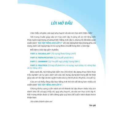 Sách - Global Success - Bài Tập Tiếng Anh Lớp 4 - Có Đáp Án - Tập 1 - Minh Thắng