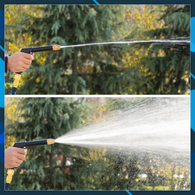 Bộ dây và vòi xịt tăng áp lực nước rửa xe tưới cây loại 5m (dãn nở 15m) 206810
