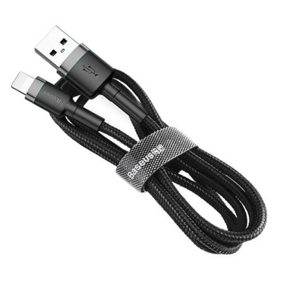Cáp sạc Baseus Cafule 2.A dài 3m cho iPhone 5/6/7/8/X/XS/XS Max - Hàng chính hãng