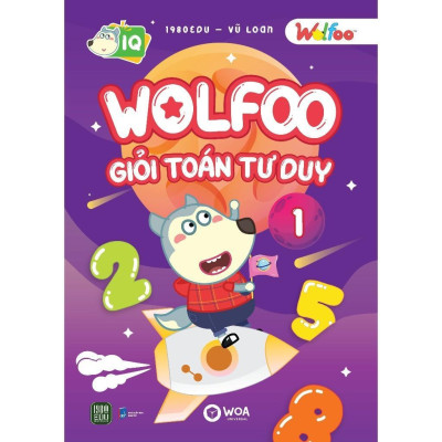 Sách - Wolfoo Giỏi Toán Tư Duy - Combo 6 Cuốn - 1980Books