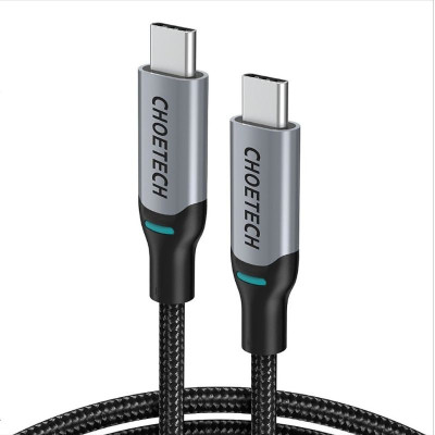 Cáp Sạc Choetech XCC-1002  Nhanh 100W Type C to Type C Dài 1.8M (Hàng chính hãng)