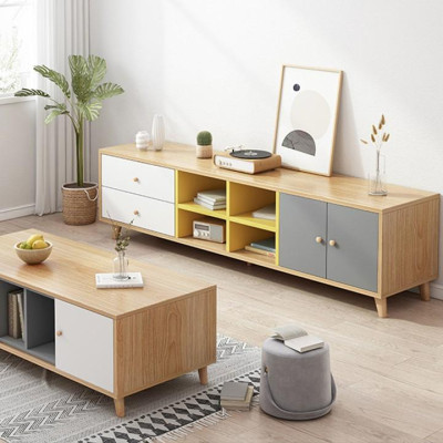 GIÁ RẺKỆ TV phối hiện đại 1m4/ Kệ tivi gỗ MDF phủ melamine cao cấp chống thấm nước KTV015