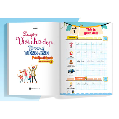 Luyện viết chữ đẹp từ vựng Tiếng Anh Family and Friends - National Edition 3