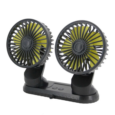 Quạt Đôi Mini Cao Cấp Xoay 360° – Cổng USB – ĐÈN TRANG TRÍ , ĐỒNG HỒ TREO TƯỜNG