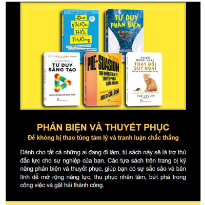 Combo Sách Phản Biện Và Thuyết Phục