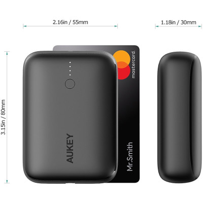 Pin sạc dự phòng Aukey PB-N83S 20W PD 10.000mAh- Hàng chính hãng 