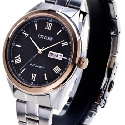Đồng Hồ Nam Citizen Dây Thép Không Gỉ NH7514-59E - Mặt Đen (Sapphire)