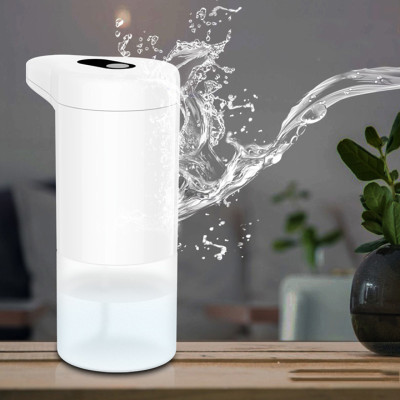 Máy phun cồn khử trùng diệt khuẩn thông minh cảm ứng tự động, dung tích 500ml, dùng pin, thích hợp với gel và dung dịch sát khuẩn