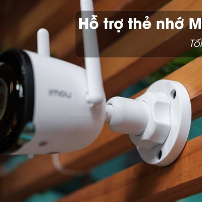 Camera Wifi Ngoài Trời IMOU F22P, F22FP 2MP Chống Nước, Có Mic Thu Âm - Hàng chính hãng