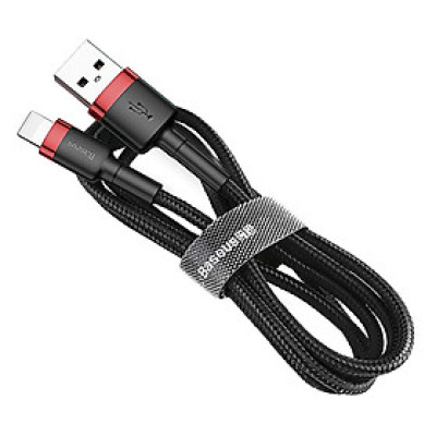 Cáp sạc Baseus Cafule 2.A dài 3m cho iPhone 5/6/7/8/X/XS/XS Max - Hàng chính hãng