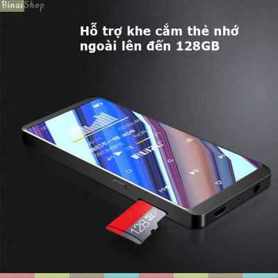 Máy Nghe Nhạc Lossless Bluetooth Ruizu D02 8GB (2018) - Hàng Chính Hãng