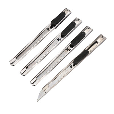 Combo 20 dao rọc giấy kim loại - Dao rọc giấy, dao cắt giấy 30 độ chống gỉ và chịu lực cao 