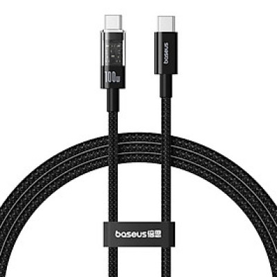 Cáp sạc nhanh Type C to Type C 100W Baseus Gem Fast-Charging Data Cable - Hàng chính hãng