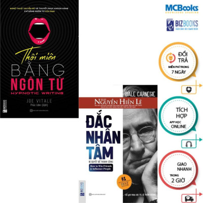 Sách - Thôi Miên Bằng Ngôn Từ + Đắc Nhân Tâm - Combo 2 Cuốn - MCBooks