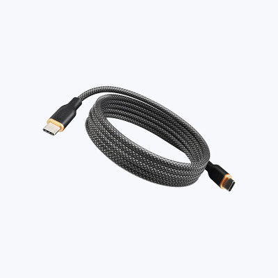 Dây Cáp Sạc MAZER InfiniteLINK COBRA Magnetic 240W Type C to C Thiết Kế Độc Đáo Với Nam Châm Tự Dính Giúp Gấp Gọn Dây Hàng Chính Hãng