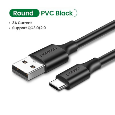 Cáp Sạc USB Type C - USB Chính Hãng UGREEN 60826 60114 60115 60116 60117 60118 US287 hàng chính hãng