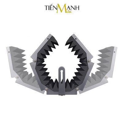 Màng Vách Chắn Tiêu Âm Cho Micro Phòng Thu Loại 5 Cánh Dr.Mic SIC-05 Mic Vocal Booth Màn Tấm Khung Vành Chống Dội, Vang, Tiếng Ồn Hàng Chính Hãng