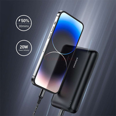 Sạc dự phòng Innostyle Powermax 1USB 2Type-C PD 20W 20000mAh IP20KPD - Hàng chính hãng