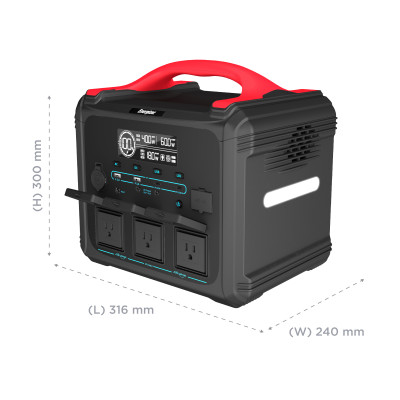 Trạm sạc dự phòng di động Energizer công suất 1100Wh|1200W LMFP, mang theo Du lịch/Camping/Leo Núi  - Hàng chính hãng
