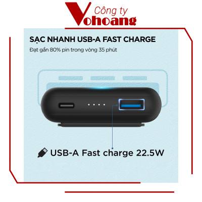 [Mỹ] Sạc dự phòng Energizer QM10002PQ Sạc nam châm từ tính Dung lượng 10000mAh tích hợp chân đế xếp gọn - Hàng chính hãng