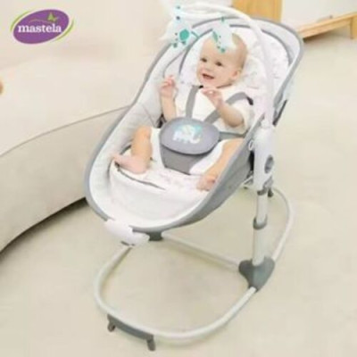 Nôi rung đa năng - bập bênh - nôi xách tay - giường ngủ chung - Mastela 6 trong 1 (từ sơ sinh đến 36 tháng) 8037 - 8039