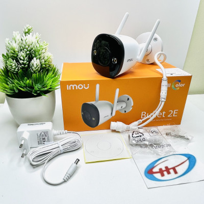 Camera IP Wifi Ngoài Trời Imou F22FP Bullet 2E Full HD 1080P CÓ MÀU BAN ĐÊM ,KÈM PHÍCH CẮM ÂM- Hàng Chính Hãng