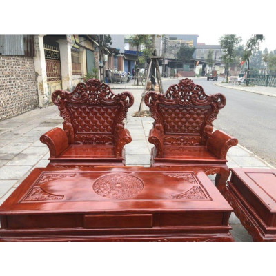 Mẫu bộ bàn ghế hoàng gia - ĐỒ GỖ BÌNH LONG - 0388639288