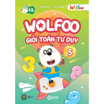 Sách - Wolfoo Giỏi Toán Tư Duy - Combo 6 Cuốn - 1980Books