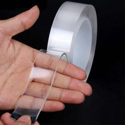 Băng Keo Nano Dán 2 Mặt Trong Suốt - Băng Dính  Đa Năng Dán Tường Treo Đồ, Treo Tranh Ảnh, Cố Định Vật,...Hàng Cao Cấp